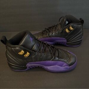 Youth Retro Air Jordan 12 Field Purple Shoes